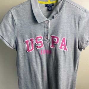 Polo Grey Shirt Women Medium